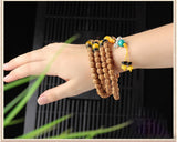 Mala Tibétain Renforcement Énergétique (Graine de Rudraksha)