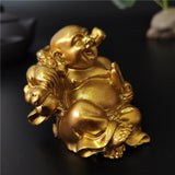 Statue Bouddha Eventail Anti-Ondes Negatives