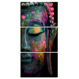 Tableau Bouddha Guérison Bleue