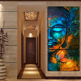 Tableau Bouddha Triptyque