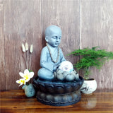 Fontaine Bouddha Méditation