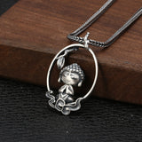 Pendentif Bouddha Arbre Bodhi (Argent 925)