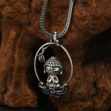 Pendentif Bouddha Arbre Bodhi (Argent 925)