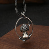 Pendentif Bouddha Arbre Bodhi (Argent 925)