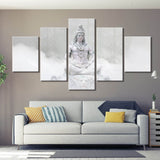 Tableau Bouddha Pureté Blanche