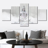 Tableau Bouddha Pureté Blanche