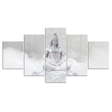 Tableau Bouddha Pureté Blanche