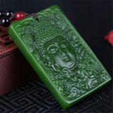 Pendentif Bouddha Shakyamuni (Jade Vert)