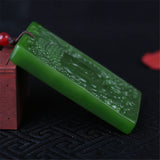 Pendentif Bouddha Shakyamuni (Jade Vert)