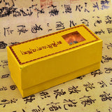 Moulin à Prières Népalais Mantra Doré