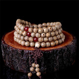 Mala Tibétain Illumination Bodhi (Graines de Bodhi/Agate)