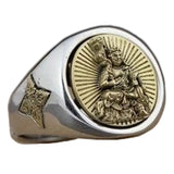Bague Bouddha Acalanatha Vajrayana (Argent 925)