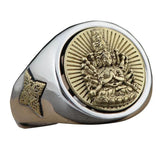 Bague Bouddha Acalanatha Vajrayana (Argent 925)