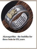 Bague Bouddha Dhyana Mudra (Argent 925)