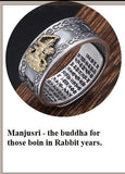 Bague Bouddha Dhyana Mudra (Argent 925)
