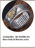 Bague Bouddha Dhyana Mudra (Argent 925)