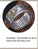 Bague Bouddha Dhyana Mudra (Argent 925)