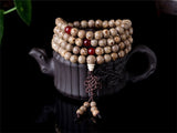 Mala Tibétain Illumination Bodhi (Graines de Bodhi/Agate)