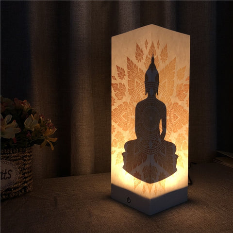 Lampe Bouddha Mandala Magique