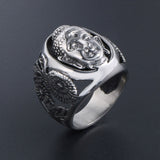 Bague Bouddha Shakyamuni le Fondateur (Acier)