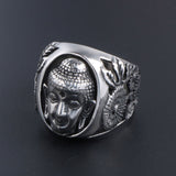 Bague Bouddha Shakyamuni le Fondateur (Acier)