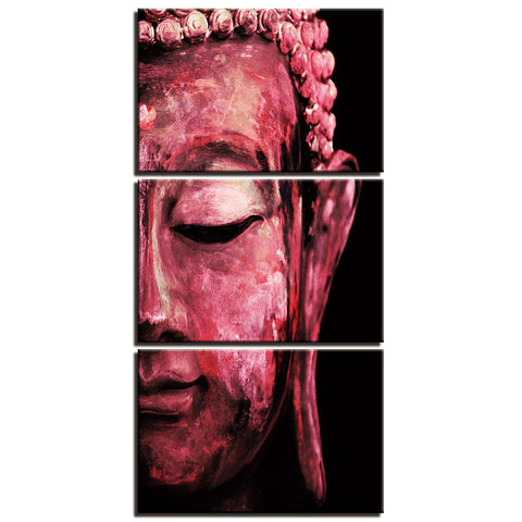 Tableau Bouddha Lotus Rose