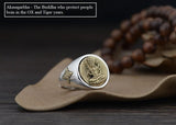 Bague Bouddha Acalanatha Vajrayana (Argent 925)