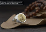 Bague Bouddha Acalanatha Vajrayana (Argent 925)