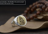 Bague Bouddha Acalanatha Vajrayana (Argent 925)