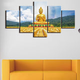 Tableau Bouddha Temple Nakon Nayok