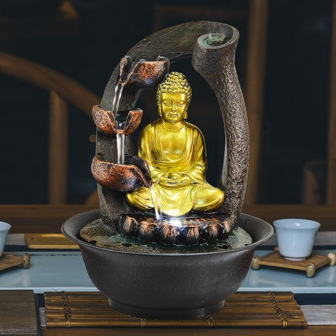Fontaine Bouddha Dhyana Mudra