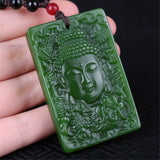 Pendentif Bouddha Shakyamuni (Jade Vert)