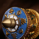 Moulin à Prières Tibétain Cuivre Pur