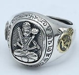 Bague Bouddha Signe Chinois (Argent 925)