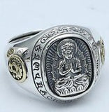 Bague Bouddha Signe Chinois (Argent 925)