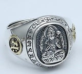 Bague Bouddha Signe Chinois (Argent 925)