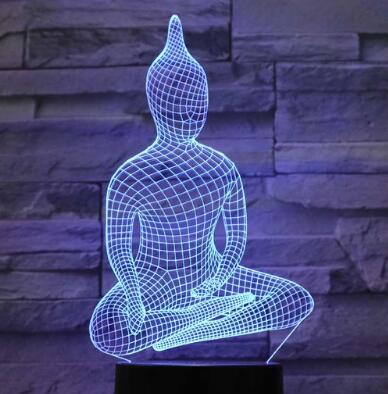 Lampe Bouddha Méditation