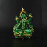 Statue Bouddha Tara Verte