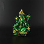 Statue Bouddha Tara Verte