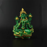 Statue Bouddha Tara Verte