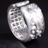 Bague Bouddha Lotus Yoga (Argent 925)