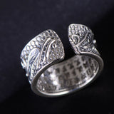 Bague Bouddha Lotus Yoga (Argent 925)