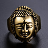 Bague Bouddha Ohm Spirituel (Acier)