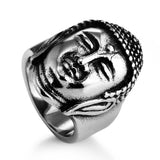 Bague Bouddha Ohm Spirituel (Acier)