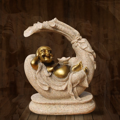 Statue Bouddha Chance et Fortune