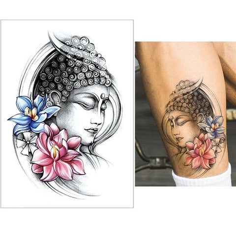 Tatouage Bouddha Fleur de Lotus